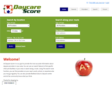 Tablet Screenshot of daycarescore.com